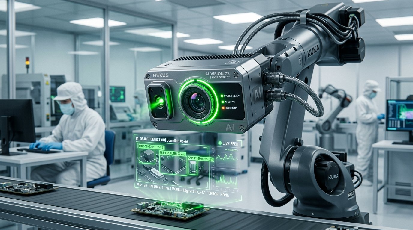 Robodeus Labs On-Device Edge AI Computer Vision Camera with Real-Time Neural Inference and Bounding Boxes