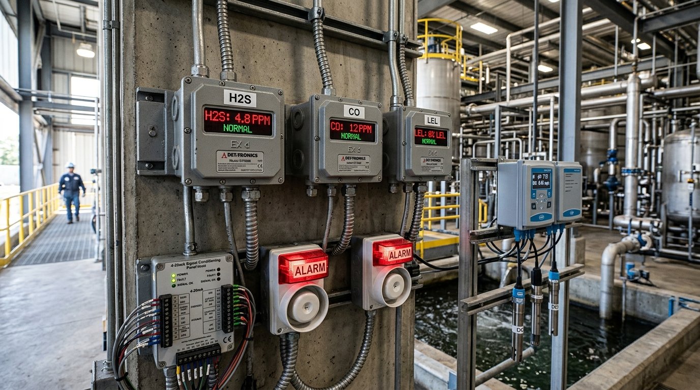 Industrial Gas Utilities and Hazard Pipeline Instrumentation Station