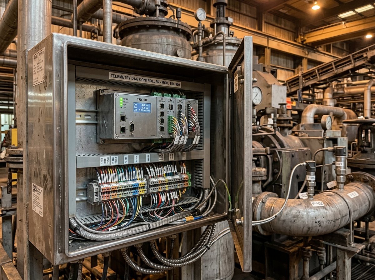 Industrial Multi-Channel Data Acquisition & Environmental Telemetry Rig